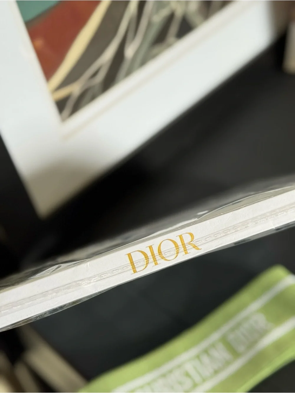 NEW DIOR AROUND THE WORLD NOTEBOOK BLUE GREEN